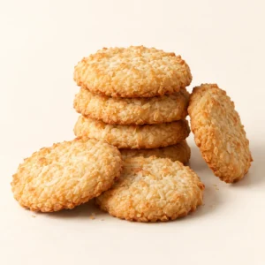 Coconut Cookies — serving suggestion